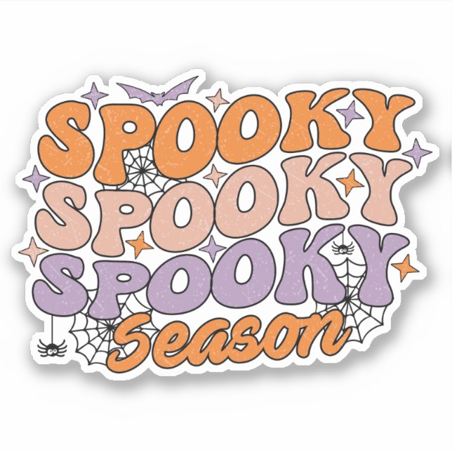 Spooky Spooky Spooky Season Sticker (Front)