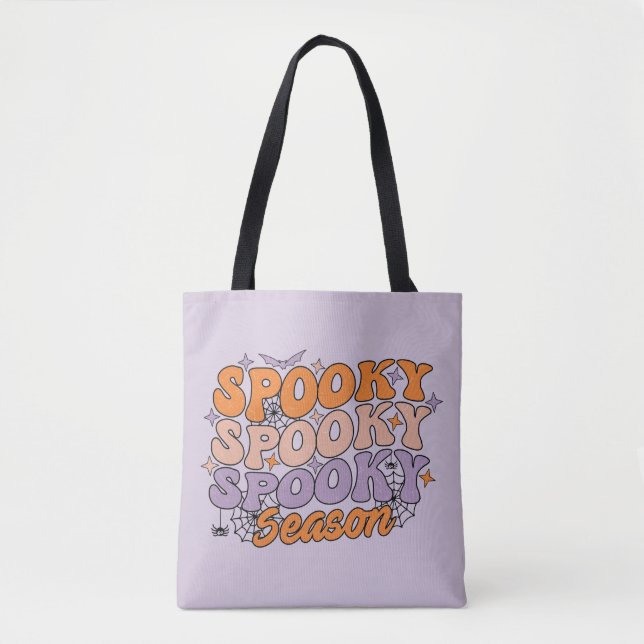 Spooky Spooky Spooky Season Tote Bag (Front)