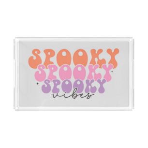 Spooky Spooky Spooky Vibes Acrylic Tray