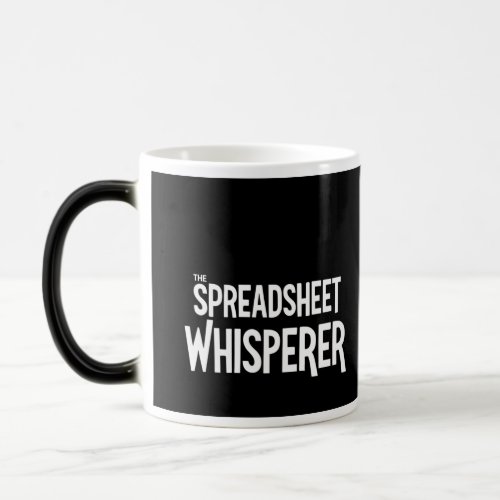 Spooky Spreadsheet _ Halloween Work Office Humor Magic Mug