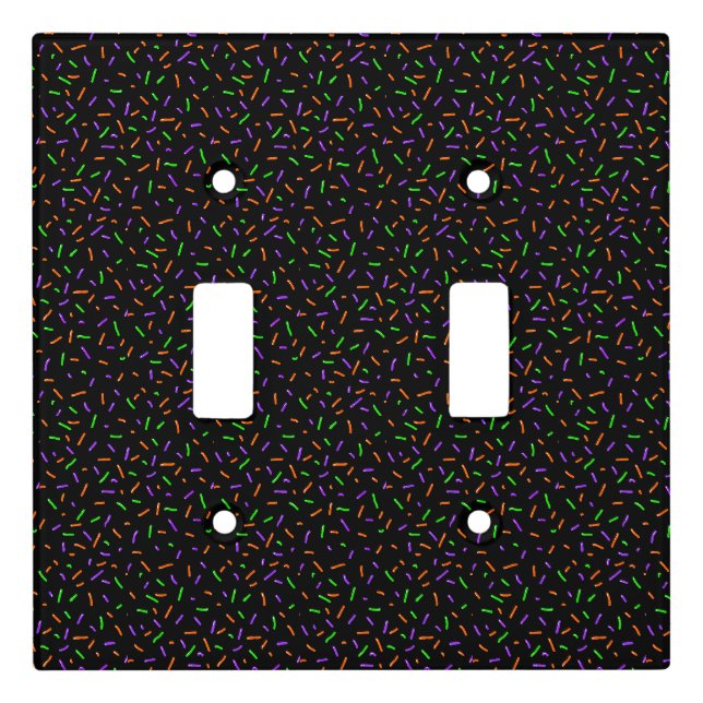 Spooky Sprinkles Light Switch Cover (Front)