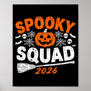 Spooky squad 2026 matching family halloween poster