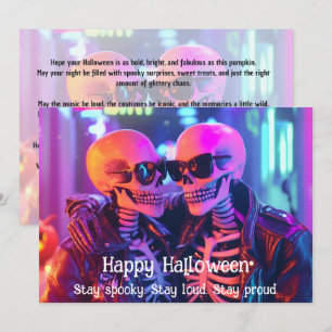 🌈🎃Spooky & Stunning LGBT card