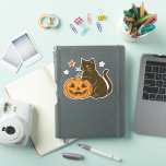 Spooky Sweet Halloween Kitty Classic T-Shirt Sticker<br><div class="desc">Spooky Sweet Halloween Kitty Classic T-Shirt</div>