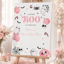 Spooky Sweet Pink Little Boo Baby Shower