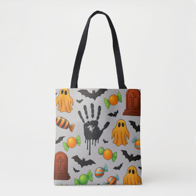 Spooky Sweets and Shadows  Tote Bag (Front)