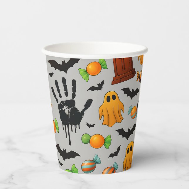 Spooky Sweets & Shadows Paper Cups (Back)