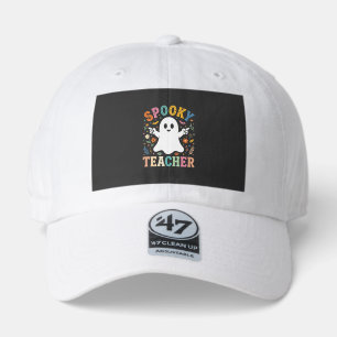 Spooky Teacher Cute Ghost Halloween Design_1 47 Brand Hat