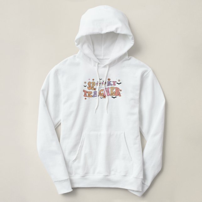 spooky teacher hoodie (Design Front)