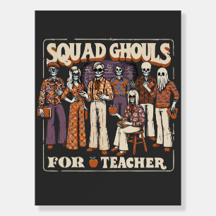 Spooky Teacher Squad – Retro-Inspired Halloween Foam Board