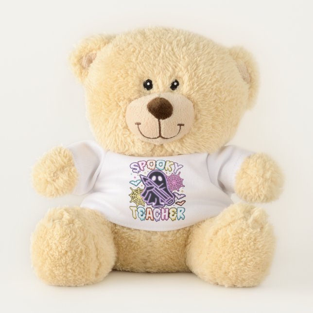 Spooky Teacher Teddy Bear (Front)