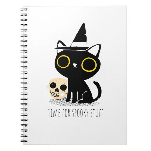 spooky time notebook