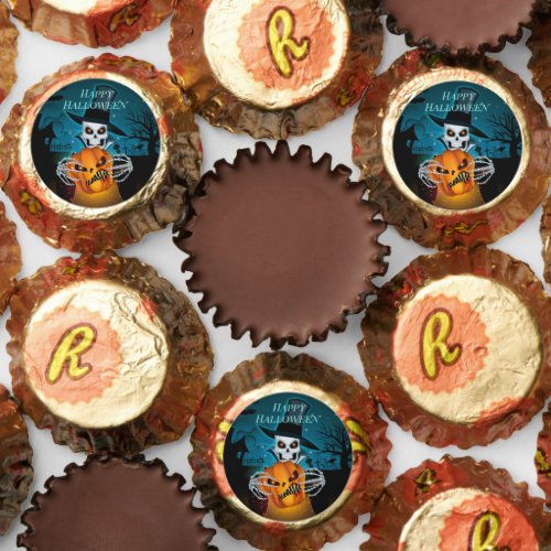 Spooky Top Hat Skeleton Reeses Peanut Butter Cups