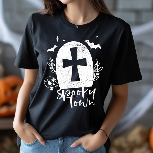 Spooky Town Halloween Tri-Blend Shirt (Creator Uploaded)