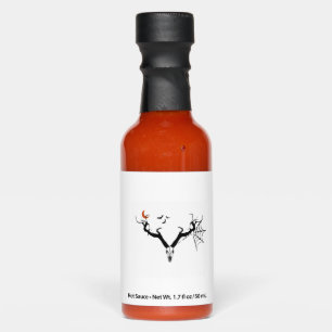 Spooky tree deer antlers   hot sauces