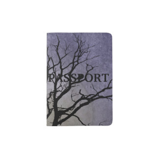 Spooky Tree Halloween Prints Passport Holder