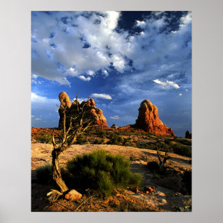 Spooky Tree Poster