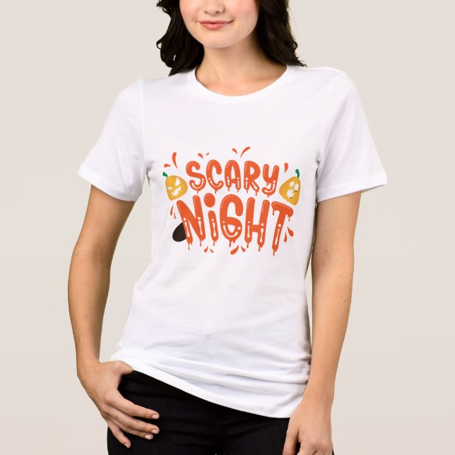Spooky  Tri-Blend shirt (Front)