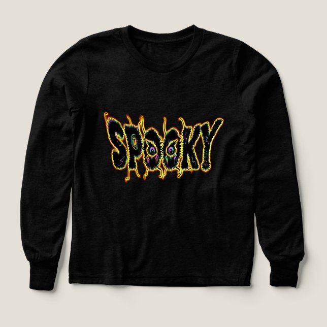 spooky Tri-Blend shirts (Design Front)