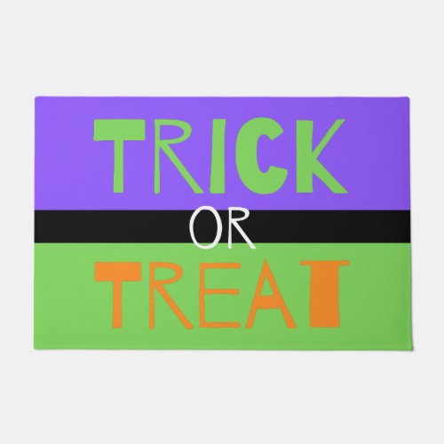 Spooky Trick or Treat Doormat