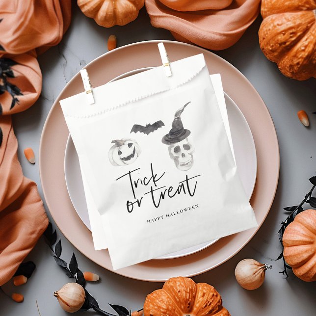 Spooky Trick or Treat | Halloween Party  Favor Bag (Creator Uploaded)