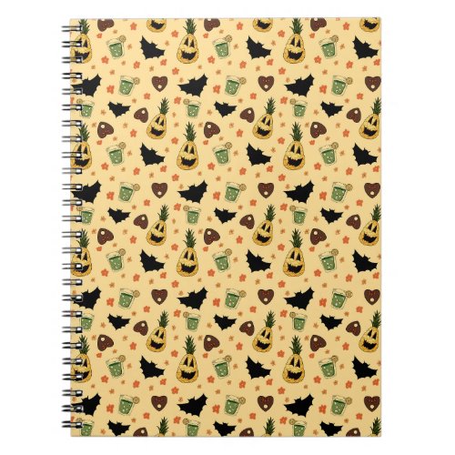 Spooky Tropical Spiral Notebook