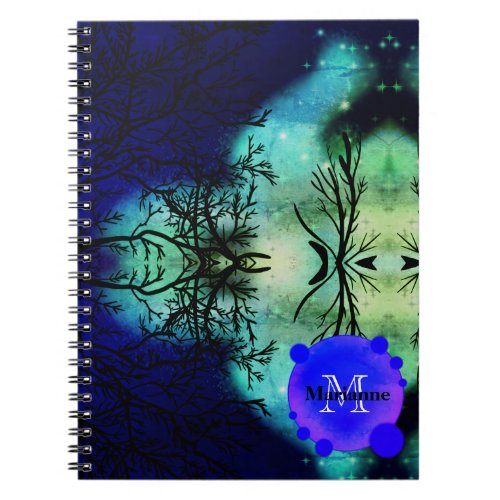 Spooky Twilight Forest Halloween Notebook