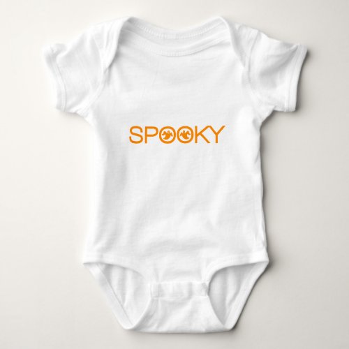 Spooky Typography Halloween Infant Tee