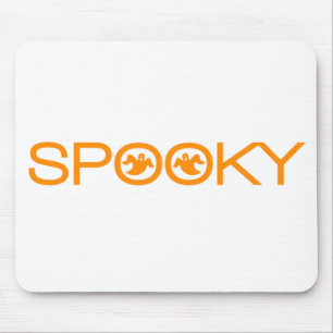 Spooky Typography Halloween Mousepad
