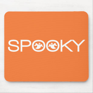 Spooky Typography Halloween Mousepad