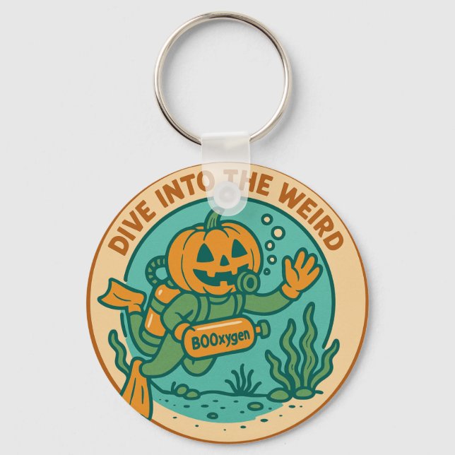 Spooky Underwater Adventure Keychain (Front)