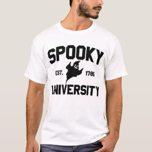 Spooky University Established 1786 Ghost U Spooky T-Shirt