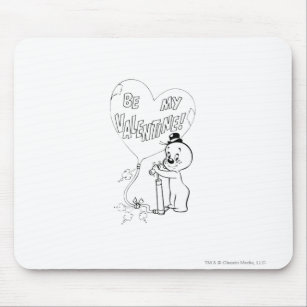 Spooky Valentine Balloon Mouse Pad
