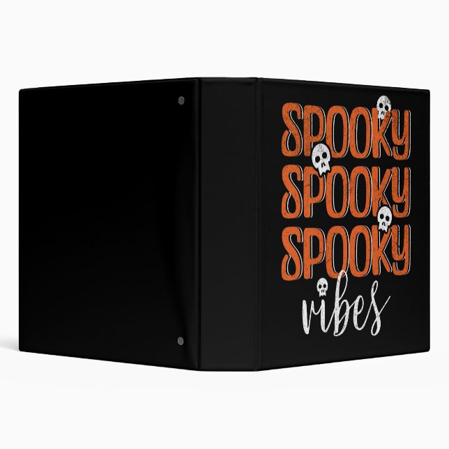 Spooky vibes 3 ring binder (Background)