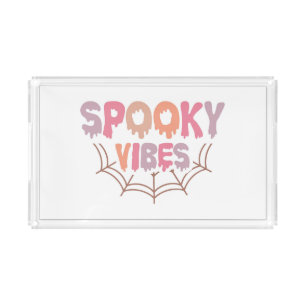 Spooky Vibes Acrylic Tray
