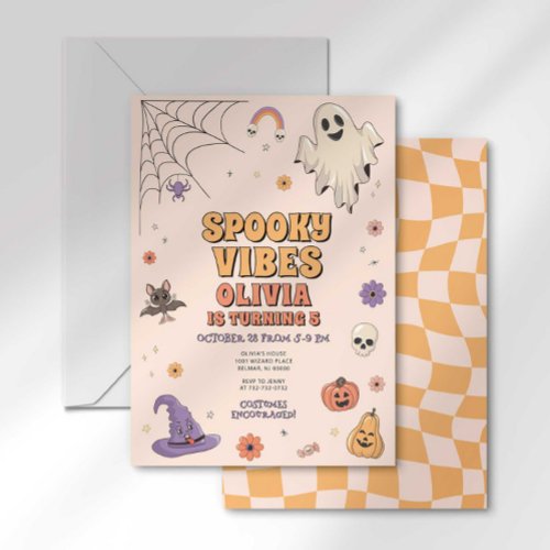 Spooky Vibes Birthday Invitation