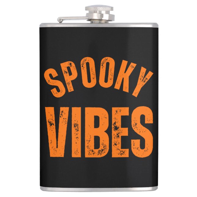 SPOOKY VIBES FLASK (Front)
