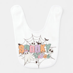 Spooky Vibes Halloween Baby Bib
