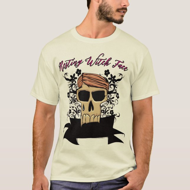 Spooky Vibes – Halloween Design Men’s T-Shirt (Front)