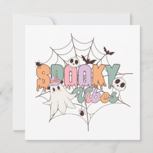 Spooky Vibes Halloween Invitation