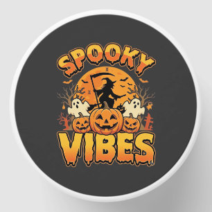 Spooky Vibes Halloween Pumpkin Witch Design_1 Mini Candle Favors