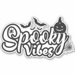 Spooky Vibes Halloween Sticker