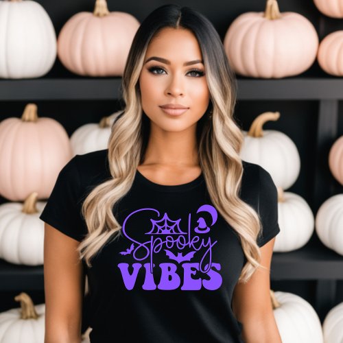 Spooky Vibes Halloween T_Shirt