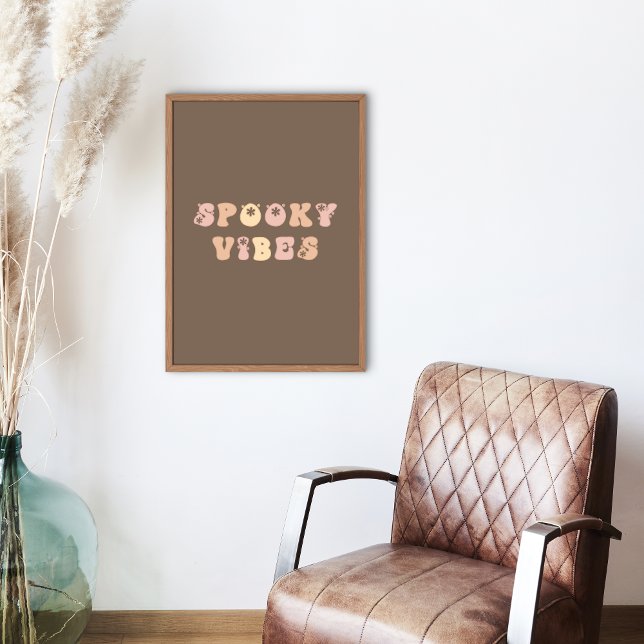 Spooky Vibes Halloween Wall Art Poster (Creator Uploaded)