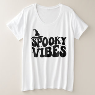 Spooky Vibes, Halloween Women's Plus Size T-Shirt