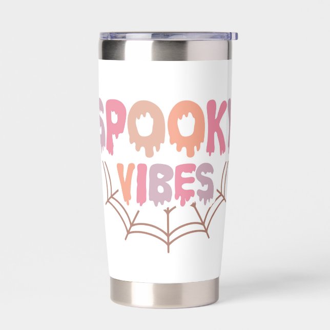 Spooky Vibes Insulated Tumbler (Left)