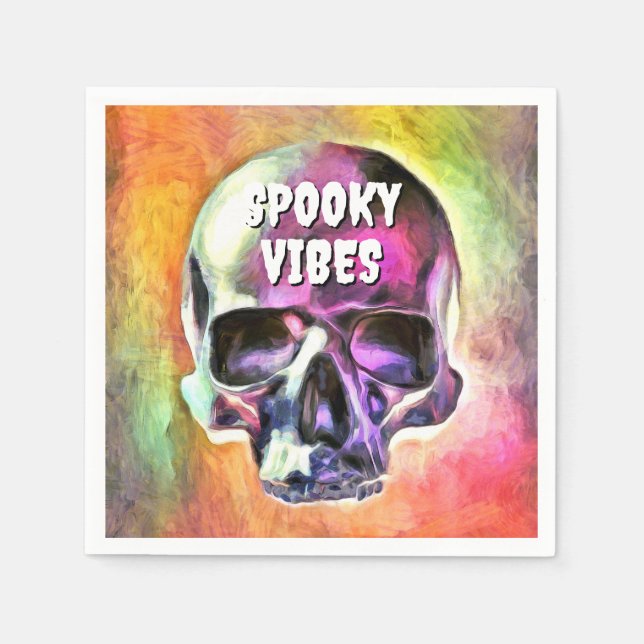 Spooky Vibes. Napkins (Front)