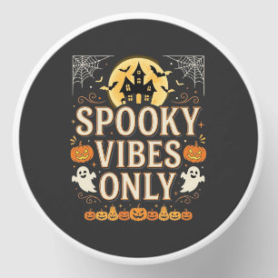 Spooky Vibes Only Halloween Ghost Castle Design_1 Mini Candle Favors