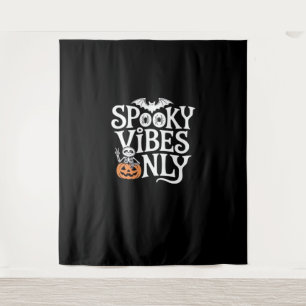 Spooky Vibes Only Halloween Sloth Oversized T-Shir Tapestry
