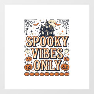 Spooky Vibes Only Vintage Halloween Shirt Design_1 Floor Decals